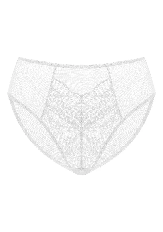 Sports bras for high - impact activities and workouts Momship Enchante High-Rise White Lace Brief Underwear Sports bras for high - impact activities and workouts Momship Enchante High-Rise White Lace Brief Underwear