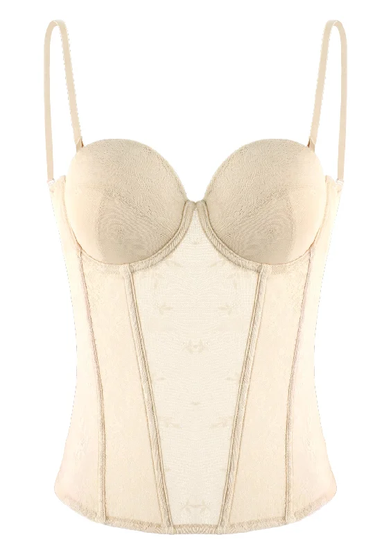Wireless bras for ultimate comfort and freedom Momship Overbust Lace Corset Bustier Wireless bras for ultimate comfort and freedom Momship Overbust Lace Corset Bustier