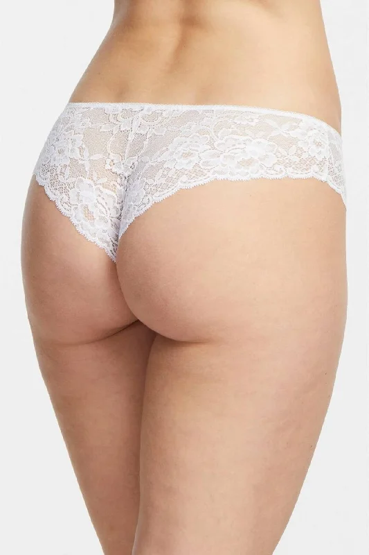 Sleep bras for a gentle and supportive fit during rest Montelle 9001 Signature Lace Brazilian in White Sleep bras for a gentle and supportive fit during rest Montelle 9001 Signature Lace Brazilian in White