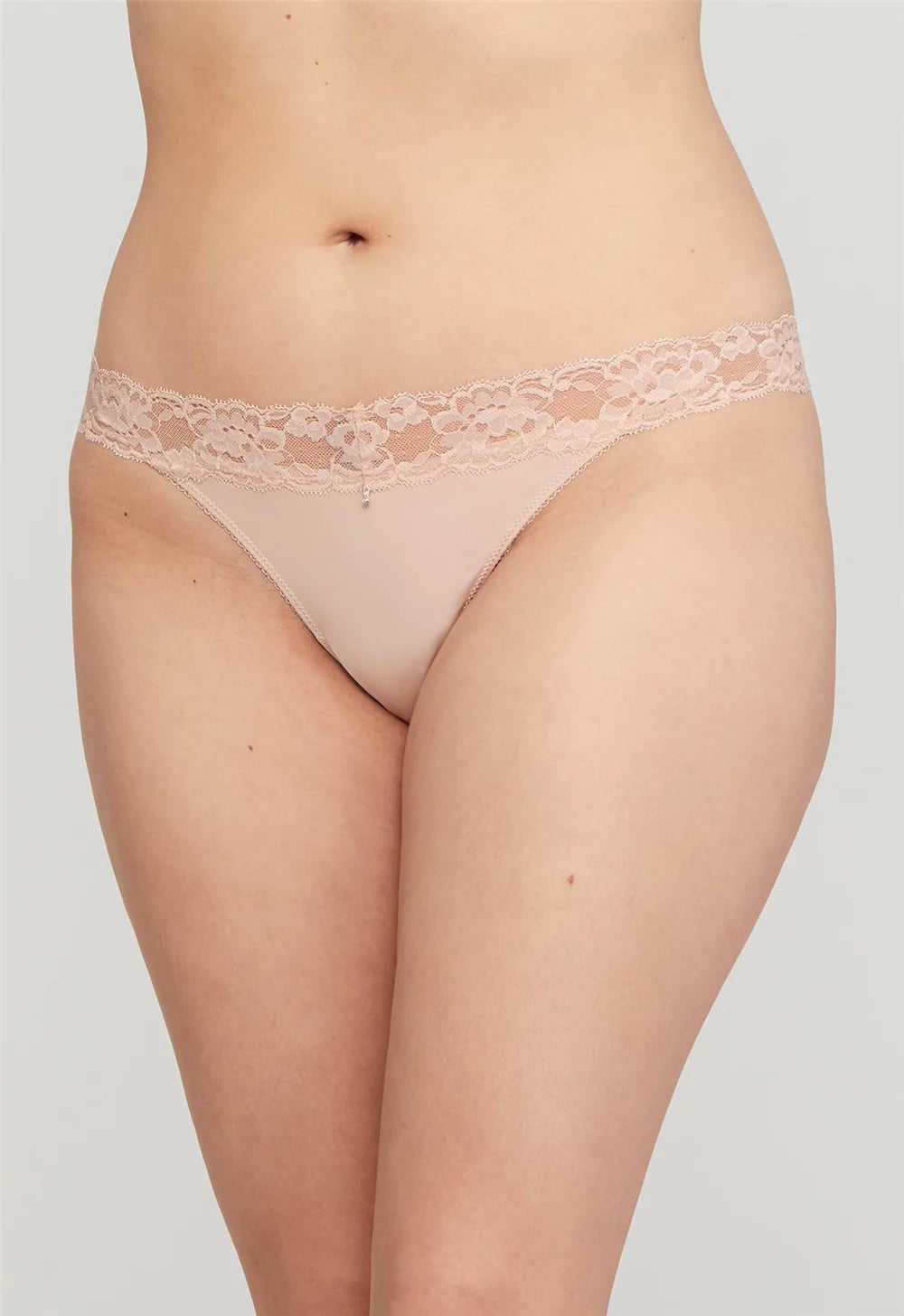 Bra with a reversible design for double the style options Montelle 9002 Thong in Champagne Bra with a reversible design for double the style options Montelle 9002 Thong in Champagne