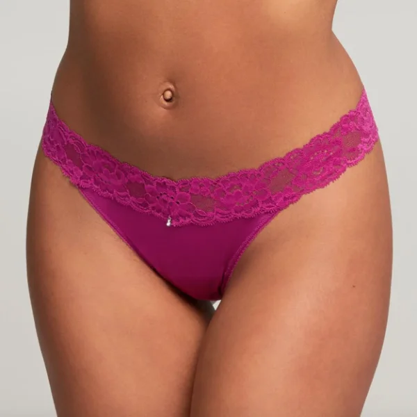 Bra with a half - cup design for a sexy and minimalist look MONTELLE 9002 THONG IN DARK ORCHID Bra with a half - cup design for a sexy and minimalist look MONTELLE 9002 THONG IN DARK ORCHID