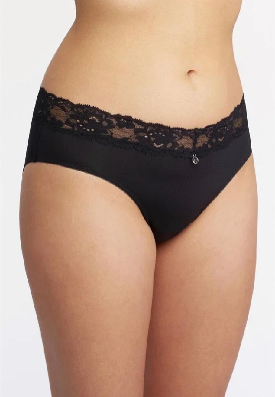 Bra with a plus - size underbust band for a secure fit​ MONTELLE 9004 BRIEF IN BLACK