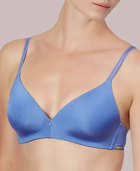 Bra with a hypoallergenic lining for sensitive skin Montelle 9317 Wire-Free T-shirt Bra in Blue Iris Bra with a hypoallergenic lining for sensitive skin Montelle 9317 Wire-Free T-shirt Bra in Blue Iris