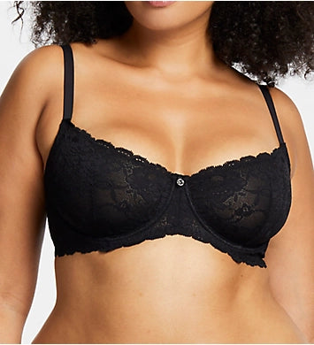 Bra with a floral - print for a feminine and stylish look MONTELLE 9312 Flirt Demi Lace Bra in Black Bra with a floral - print for a feminine and stylish look MONTELLE 9312 Flirt Demi Lace Bra in Black