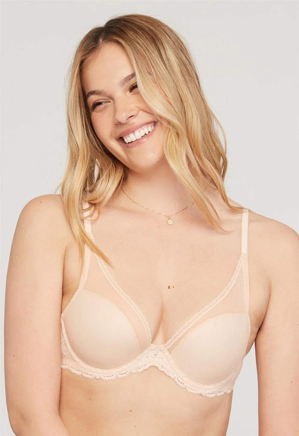 Bra with a textured fabric for added visual interest Montelle 9314 Mystique Plunge Bra in Nude Bra with a textured fabric for added visual interest Montelle 9314 Mystique Plunge Bra in Nude