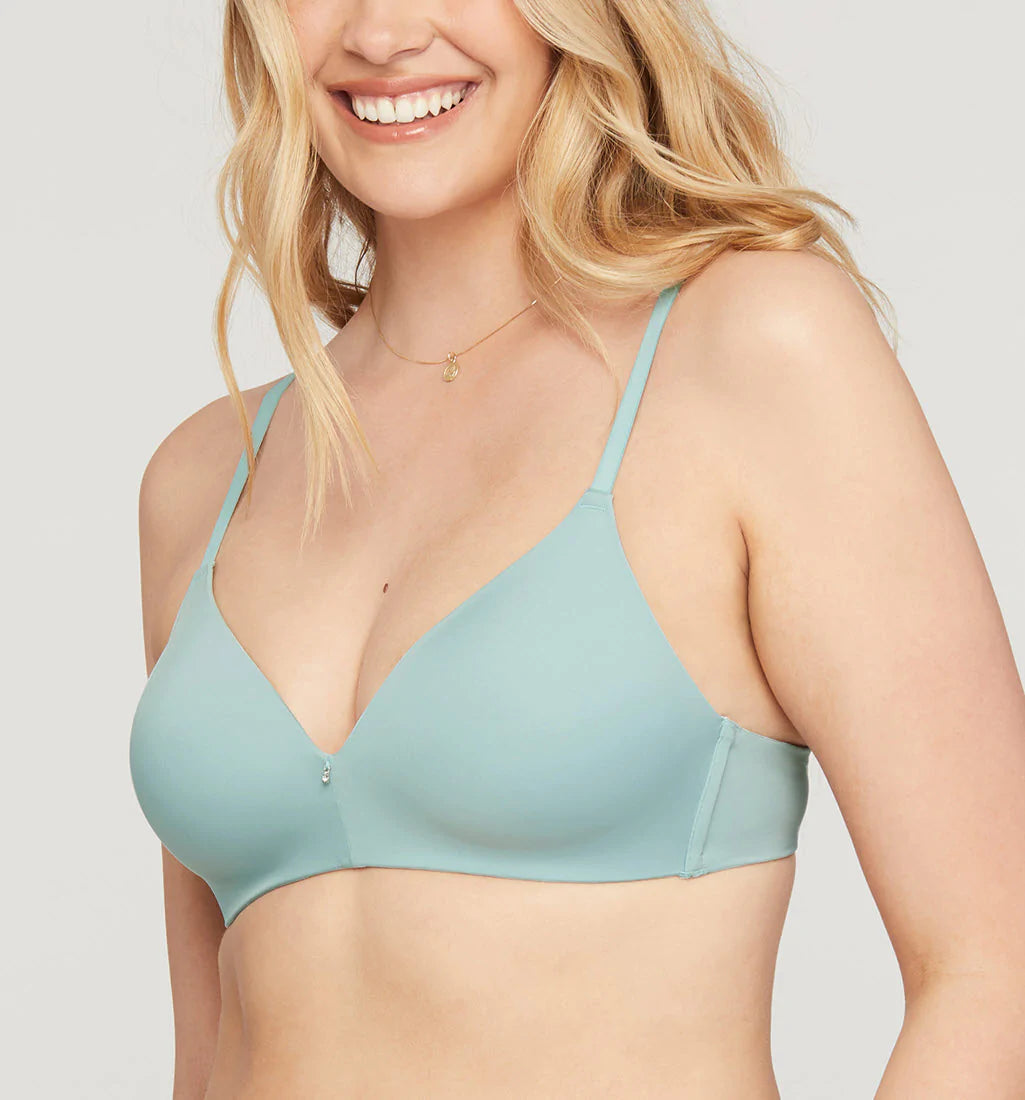 Bra with a gel - filled cup for extra comfort and support MONTELLE 9317 WIRE-FREE BRA IN SKYLIGHT Bra with a gel - filled cup for extra comfort and support MONTELLE 9317 WIRE-FREE BRA IN SKYLIGHT