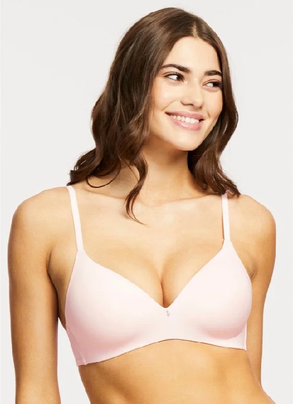 Bra with an anti - itch lining for added comfort MONTELLE 9317 Wire-Free T-Shirt Bra in Blush Bra with an anti - itch lining for added comfort MONTELLE 9317 Wire-Free T-Shirt Bra in Blush