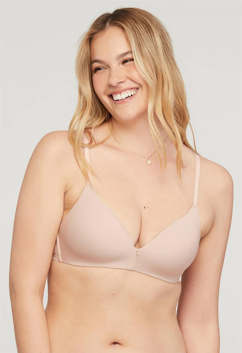 Bra with a breathable lining for a cool feel Montelle 9317 Wire-Free T-Shirt Bra in Champagne Bra with a breathable lining for a cool feel Montelle 9317 Wire-Free T-Shirt Bra in Champagne
