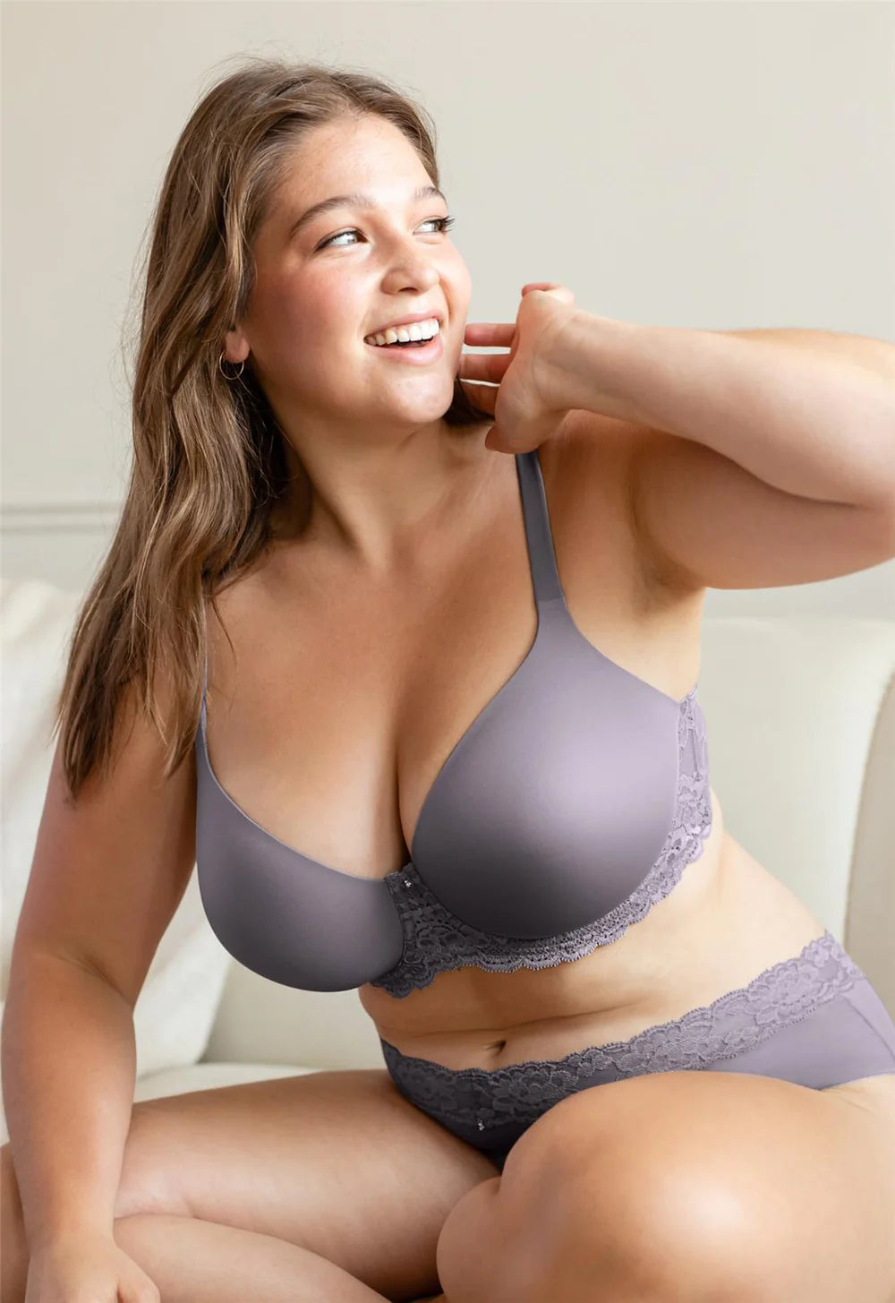 Silk bras for a luxurious and smooth texture Montelle 9320 Pure Plus Full Coverage T-Shirt Bra in Crystal Grey Silk bras for a luxurious and smooth texture Montelle 9320 Pure Plus Full Coverage T-Shirt Bra in Crystal Grey