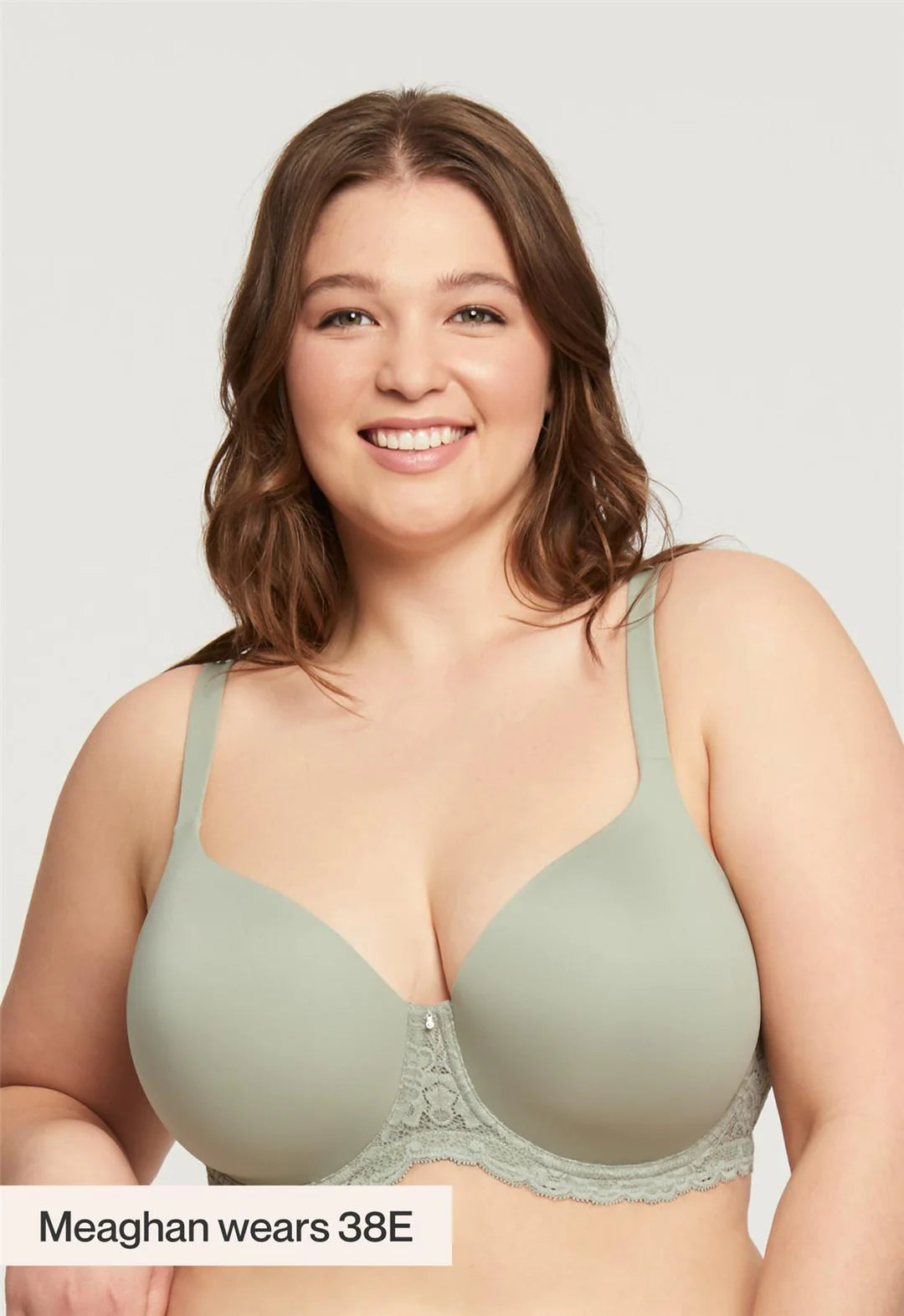 Bralettes for a trendy and comfortable alternative Montelle 9320 Pure Plus Full Coverage T-shirt Bra in Sage Bralettes for a trendy and comfortable alternative Montelle 9320 Pure Plus Full Coverage T-shirt Bra in Sage