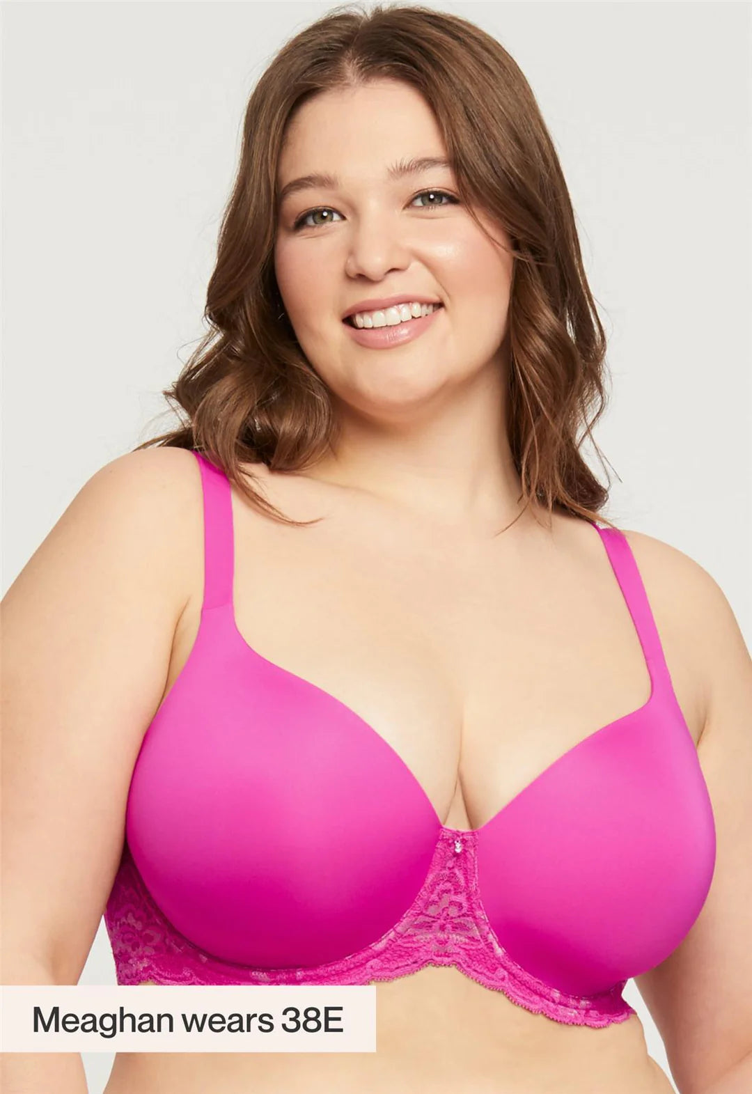Bra with moisture - wicking lining for sweaty situations Montelle 9320 Pure Plus Full Coverage T-Shirt Bra in Watermelon/Champagne Bra with moisture - wicking lining for sweaty situations Montelle 9320 Pure Plus Full Coverage T-Shirt Bra in Watermelon/Champagne