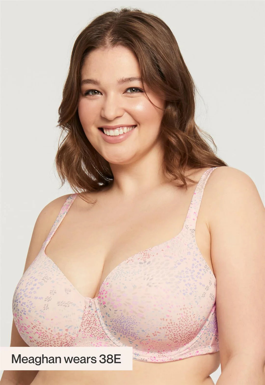 Convertible bras with adjustable straps for versatile styling Montelle 9320 Pure Plus Full Coverage T-shirt Bra in Flower Field Convertible bras with adjustable straps for versatile styling Montelle 9320 Pure Plus Full Coverage T-shirt Bra in Flower Field