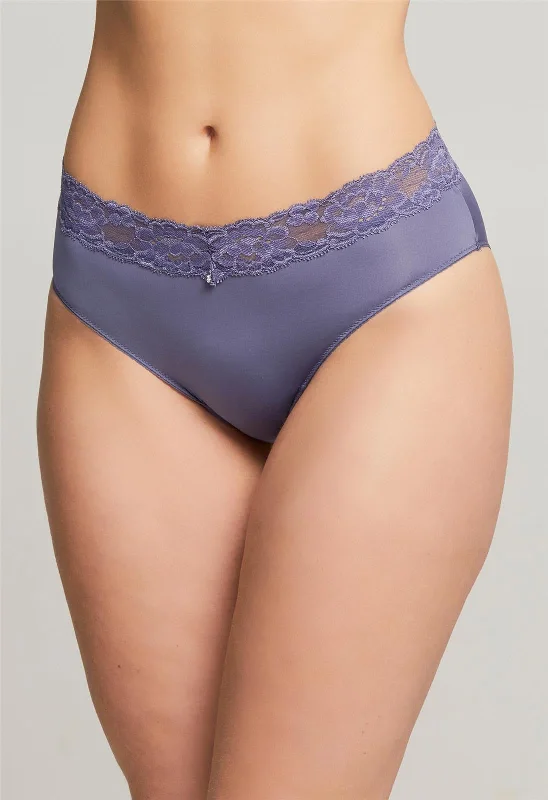 Bra with a plus - size bralette style for a trendy look MONTELLE 9004 BRIEF IN STEEL Bra with a plus - size bralette style for a trendy look MONTELLE 9004 BRIEF IN STEEL