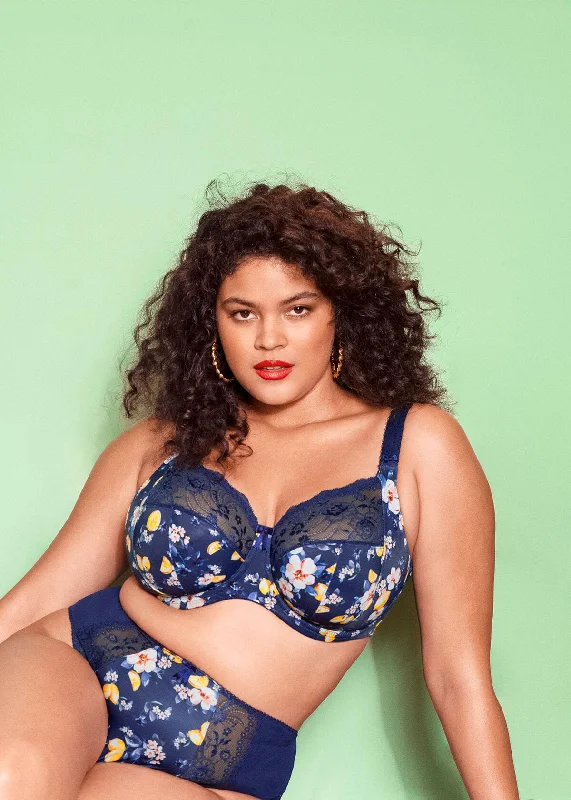 Bra with a mesh - lined cup for better breathability​ Morgan Underwired Bra In Sicilia - Elomi