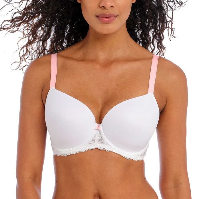 Bra with a hypoallergenic lining for sensitive skin Offbeat Moulded Demi T-Shirt In White - Freya Bra with a hypoallergenic lining for sensitive skin Offbeat Moulded Demi T-Shirt In White - Freya