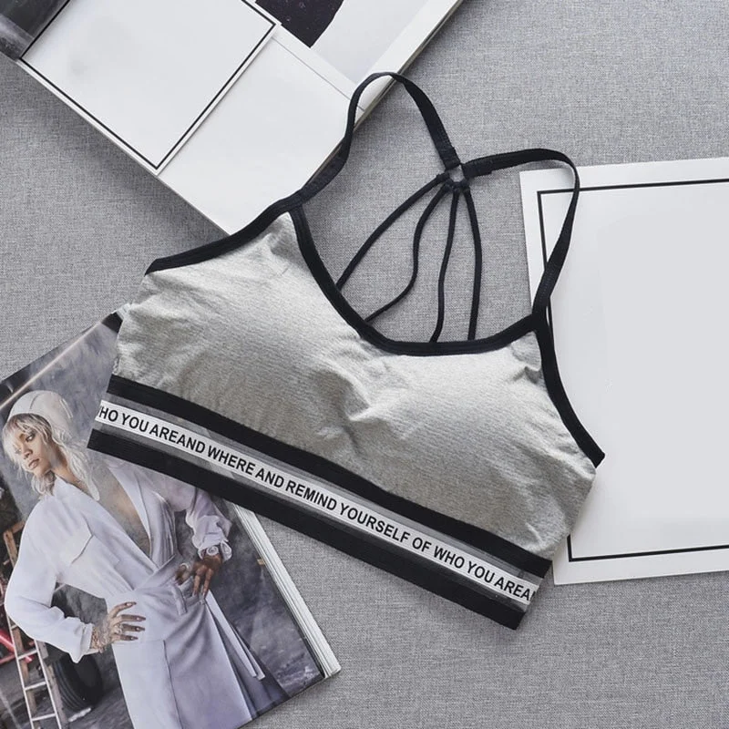 Unpadded bras for a natural and lightweight feel Padded Fitness Bras Charming Lace Racer Back Bra Underwear Unpadded bras for a natural and lightweight feel Padded Fitness Bras Charming Lace Racer Back Bra Underwear