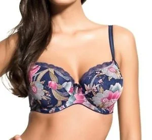 Bra with a low - cut cup for a more revealing style SALE Panache Fern Balconnet Bra 6291 in Navy Bra with a low - cut cup for a more revealing style SALE Panache Fern Balconnet Bra 6291 in Navy