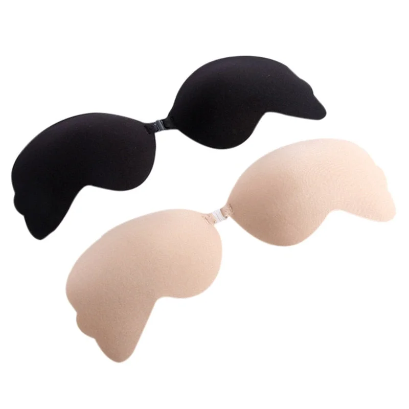 Bra with a satin - lined cup for a smooth and comfortable fit​ Push Up Bust Women's Self Adhesive Sticked Bras