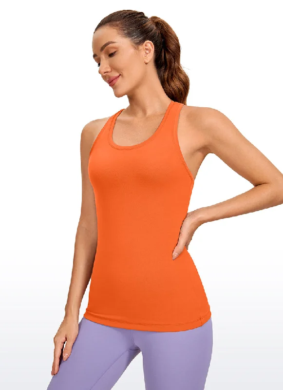 Bra with a balconette style for a flirty neckline Butterluxe Hip-Length Tank Racerback Bra with a balconette style for a flirty neckline Butterluxe Hip-Length Tank Racerback