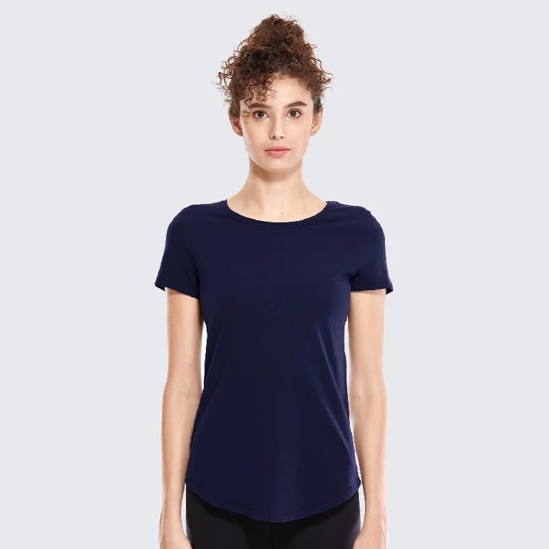 Bra with an anti - itch lining for added comfort​ Pima Cotton Short Sleeves