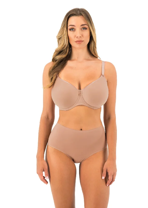Bra with a foam - lined cup for a more structured shape Rebecca Essentials UW Moulded Spacer In Cafe Au Lait - Fantasie Bra with a foam - lined cup for a more structured shape Rebecca Essentials UW Moulded Spacer In Cafe Au Lait - Fantasie