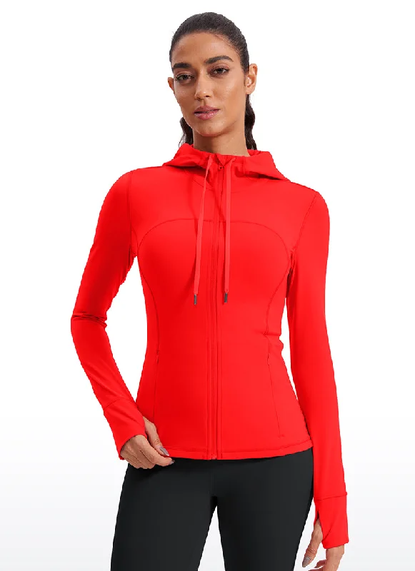 Bra with a lace - trim for an elegant and delicate touch Butterluxe Full Zip Pocketed Hoodies Thumb Holes Bra with a lace - trim for an elegant and delicate touch Butterluxe Full Zip Pocketed Hoodies Thumb Holes