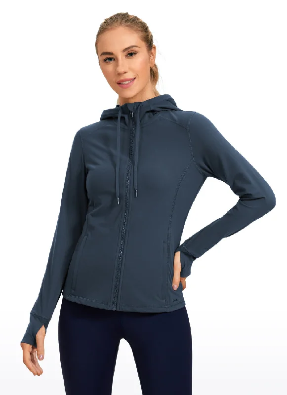 Bra with a racerback design for better mobility Light Fleece Brushed Full Zip Hoodies Bra with a racerback design for better mobility Light Fleece Brushed Full Zip Hoodies