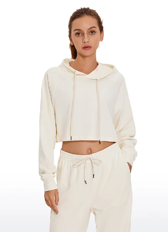 Wireless bras for ultimate comfort and freedom​ Down the Street Cropped Hoodies