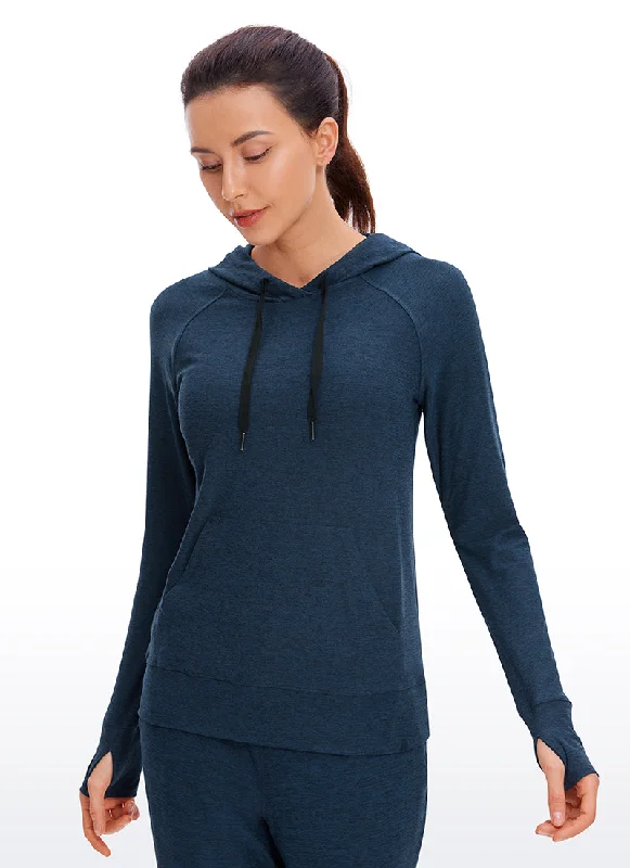 Bra with a soft - touch lining for a luxurious experience Soft Heather Hoodie with Pocket Bra with a soft - touch lining for a luxurious experience Soft Heather Hoodie with Pocket