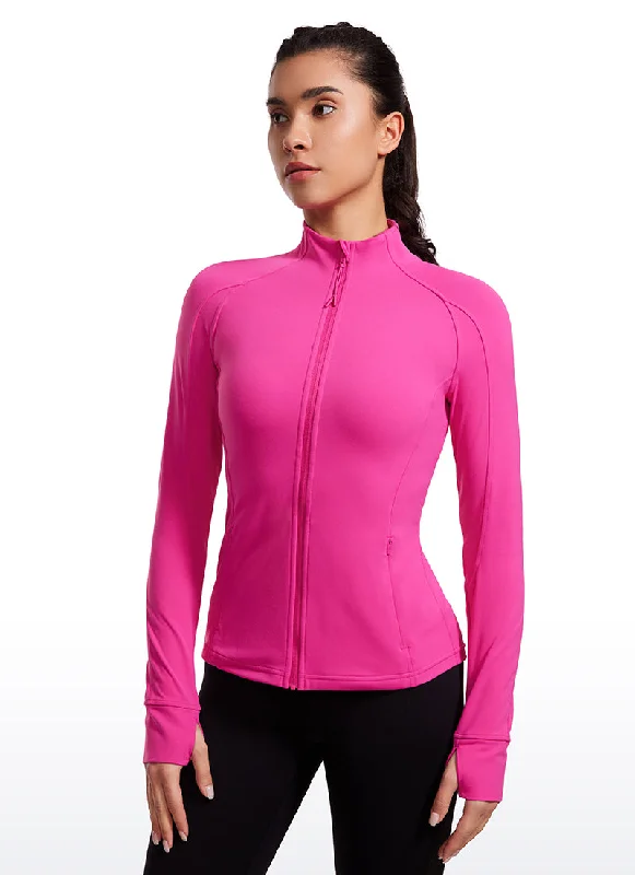 Lace bras for a feminine and elegant touch Butterluxe Full Zip Long Sleeves with Thumb Holes Lace bras for a feminine and elegant touch Butterluxe Full Zip Long Sleeves with Thumb Holes