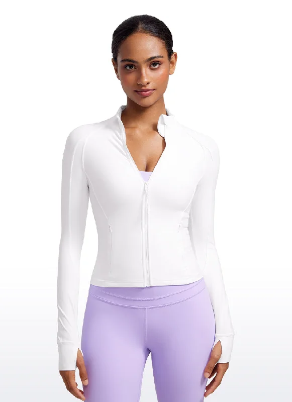 Bra with a foam - lined cup for a more structured shape Butterluxe Waist-Length Full Zip Jackets Bra with a foam - lined cup for a more structured shape Butterluxe Waist-Length Full Zip Jackets