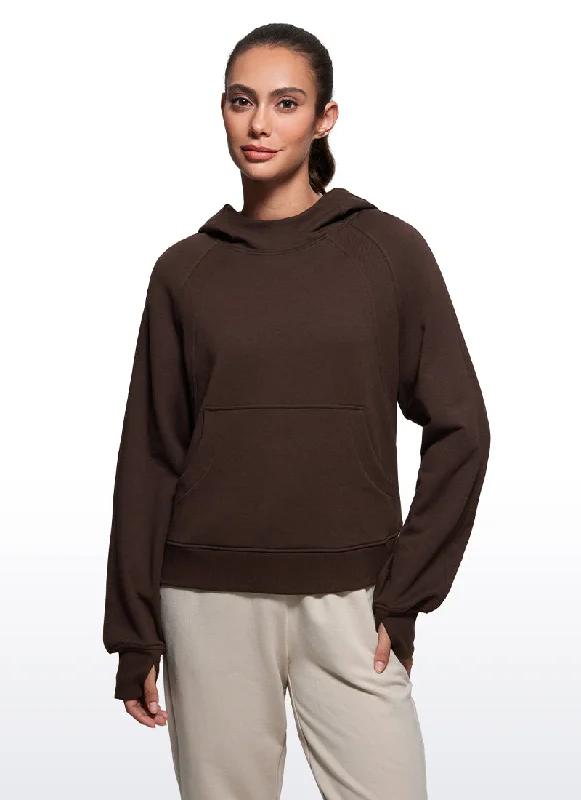 Bra with a polyester - lined cup for durability and moisture - wicking Fleece Mock Neck Hoodies with Thumb Holes Bra with a polyester - lined cup for durability and moisture - wicking Fleece Mock Neck Hoodies with Thumb Holes
