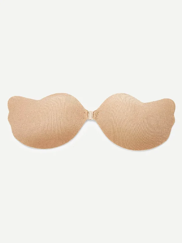 Bra with a plus - size long - line design for a slimming effect Self Adhesive Plain Bra Bra with a plus - size long - line design for a slimming effect Self Adhesive Plain Bra