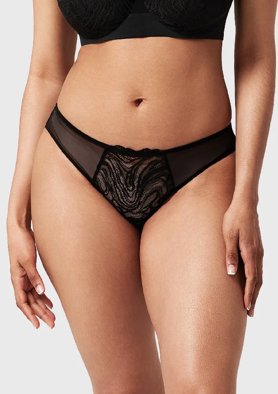 Bra with a gel - filled cup for extra comfort and support Serenata Floral High-Rise Sheer Mesh Lace Bikini Undewear Bra with a gel - filled cup for extra comfort and support Serenata Floral High-Rise Sheer Mesh Lace Bikini Undewear