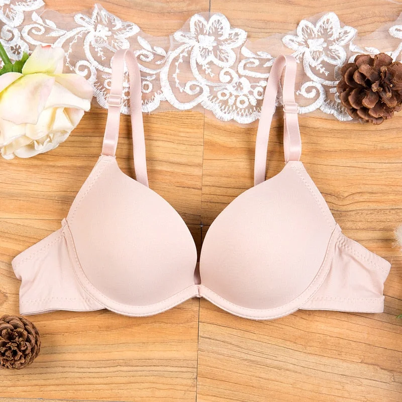 Bra with a single - strap design for a unique and modern style Brassiere for Small Bust Breathable Adjustable Bra for Girls Gather Bra with a single - strap design for a unique and modern style Brassiere for Small Bust Breathable Adjustable Bra for Girls Gather