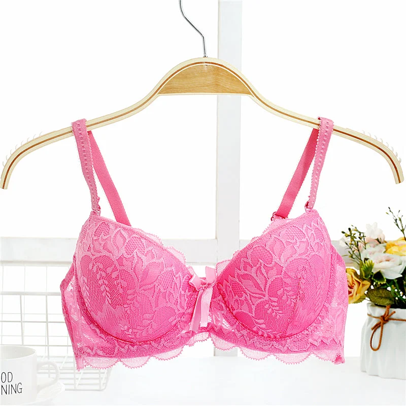 Bra with a single - strap design for a unique and modern style Sexy Lace Push Up Bras for Woman Super Gather Bra with a single - strap design for a unique and modern style Sexy Lace Push Up Bras for Woman Super Gather