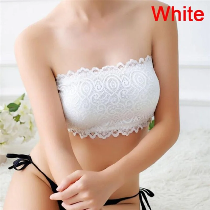 Bra with a mesh - lined cup for better breathability​ Sexy tube Top Wrapped chest Strapless Breathable Bras Bandeau l