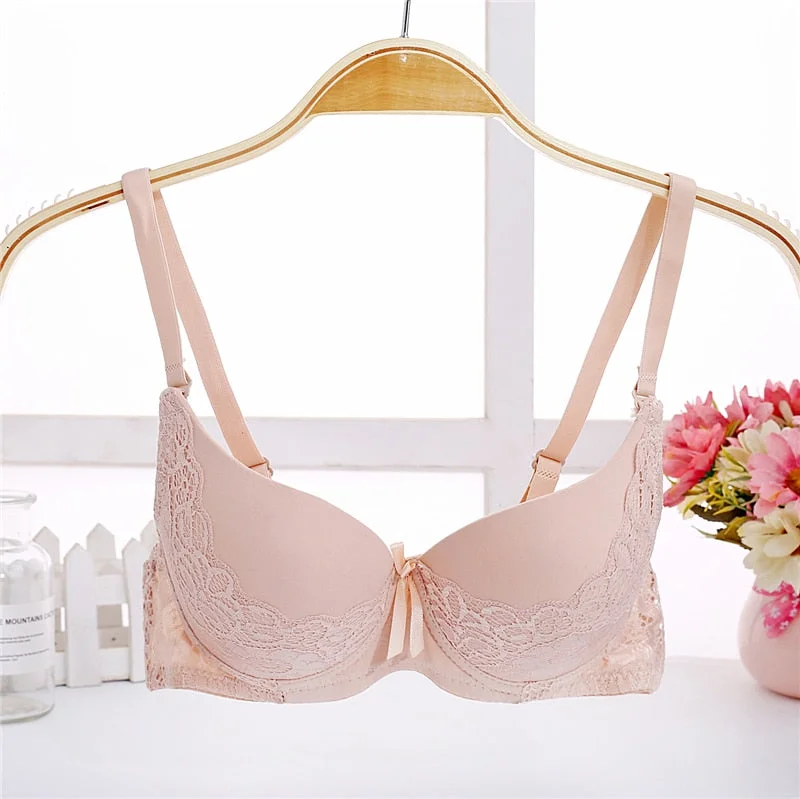 Wireless bras for ultimate comfort and freedom Small Bust Super Gather Underwired Bras for Young Girl Wireless bras for ultimate comfort and freedom Small Bust Super Gather Underwired Bras for Young Girl