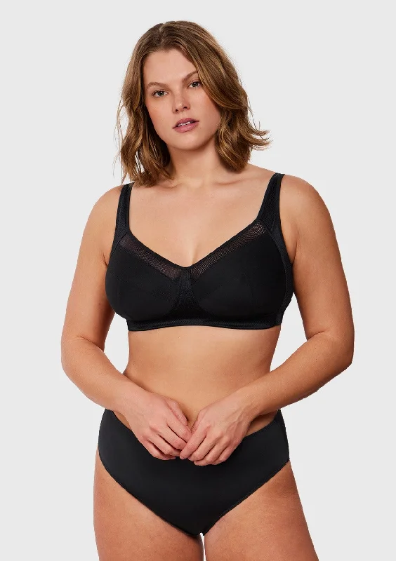 Sports bras for high - impact activities and workouts AiryComfort Full Coverage Unpadded WireFree Minimizer Bra Sports bras for high - impact activities and workouts AiryComfort Full Coverage Unpadded WireFree Minimizer Bra