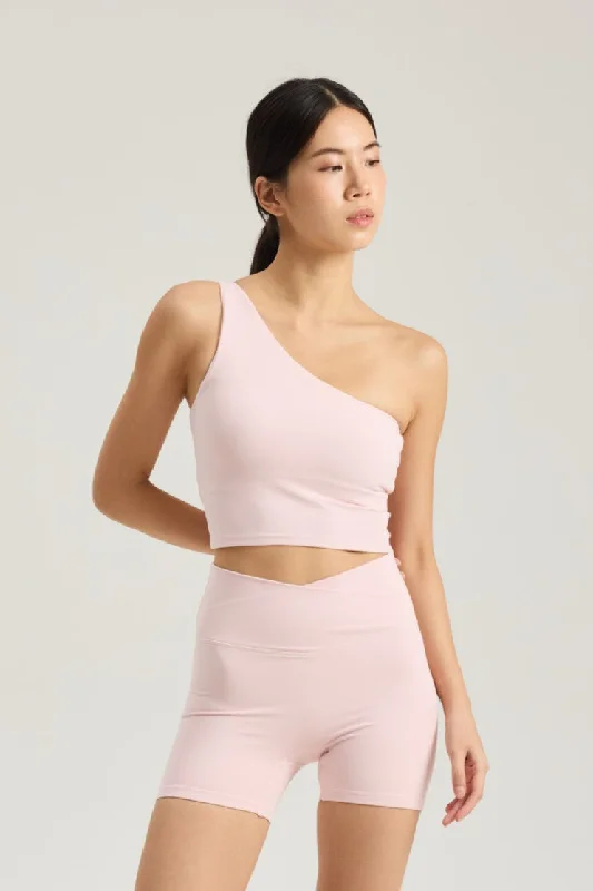 anti - chafing women sport bra for comfort during exercise Toga Longline Bra in Sweetie