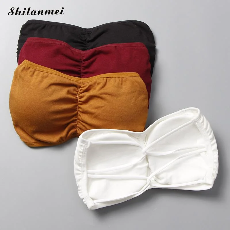 Bra with a memory foam cup for a customized fit Top Cross Sexy Bra Crop Tops Padded Bandeau Bra with a memory foam cup for a customized fit Top Cross Sexy Bra Crop Tops Padded Bandeau