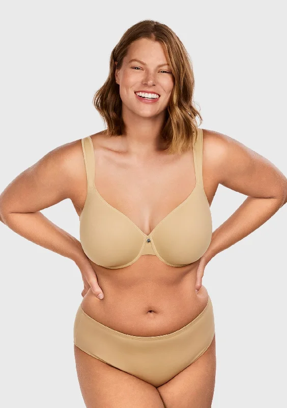 Bra with a plus - size wireless option for comfort Ultra Comfort Lightly Padded T-shirt Minimizer Full Coverage Bra Bra with a plus - size wireless option for comfort Ultra Comfort Lightly Padded T-shirt Minimizer Full Coverage Bra