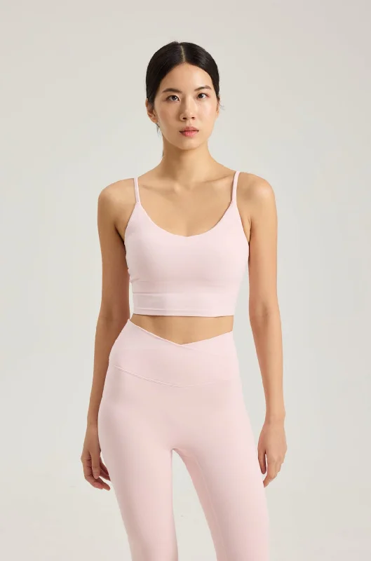 post - surgery women sport bra for support and comfort V Cami Bra in Sweetie