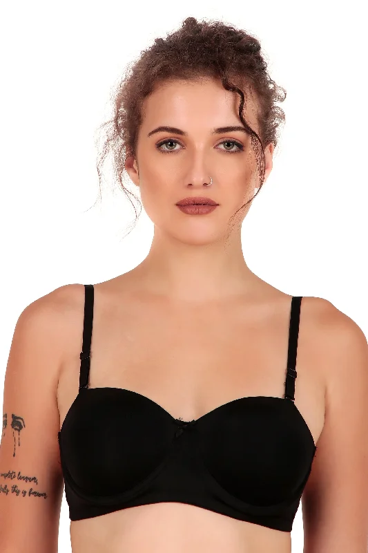 Bra with side - support panels to prevent spillage VONZZO BRAPE4001 Padded Wired Multiway Bra Bra with side - support panels to prevent spillage VONZZO BRAPE4001 Padded Wired Multiway Bra
