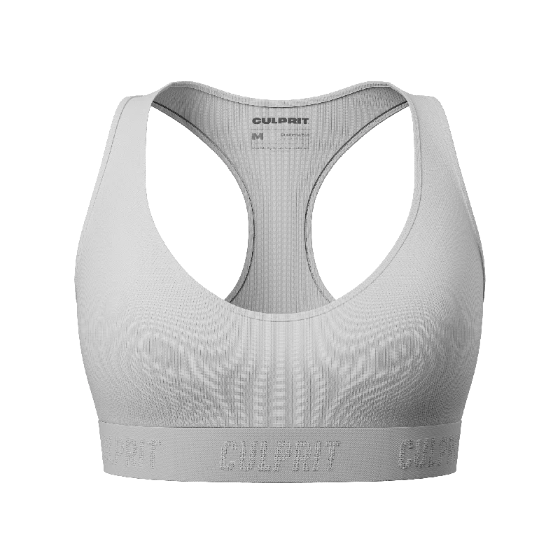 Bra with a soft - touch lining for a luxurious experience White Hot Ribbed ComfyBra Bra with a soft - touch lining for a luxurious experience White Hot Ribbed ComfyBra