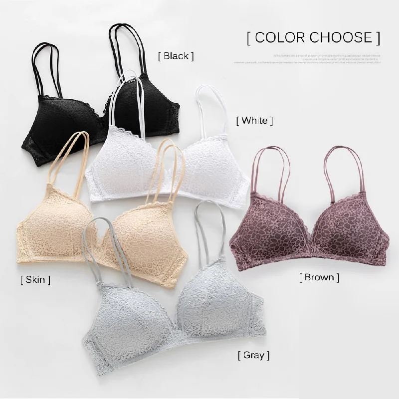 Underwire bras for enhanced support and shaping​ Wire Free Push Up Sexy Women Bras