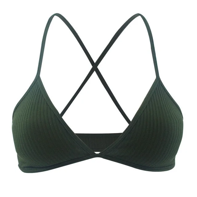 Army Green bra