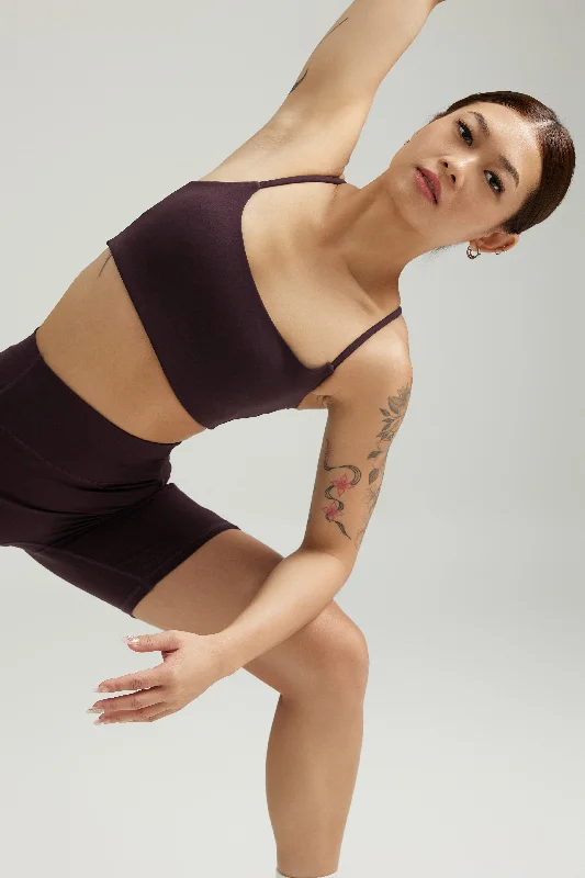 seamless women sport bra for smooth under clothes Wispy Bra in Grape