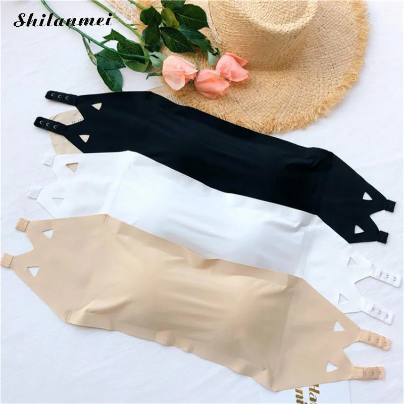 Long - line bras for added support and a slimming effect Women Back Closure Sexy Bra Crop Tops Solid Bandeau Long - line bras for added support and a slimming effect Women Back Closure Sexy Bra Crop Tops Solid Bandeau