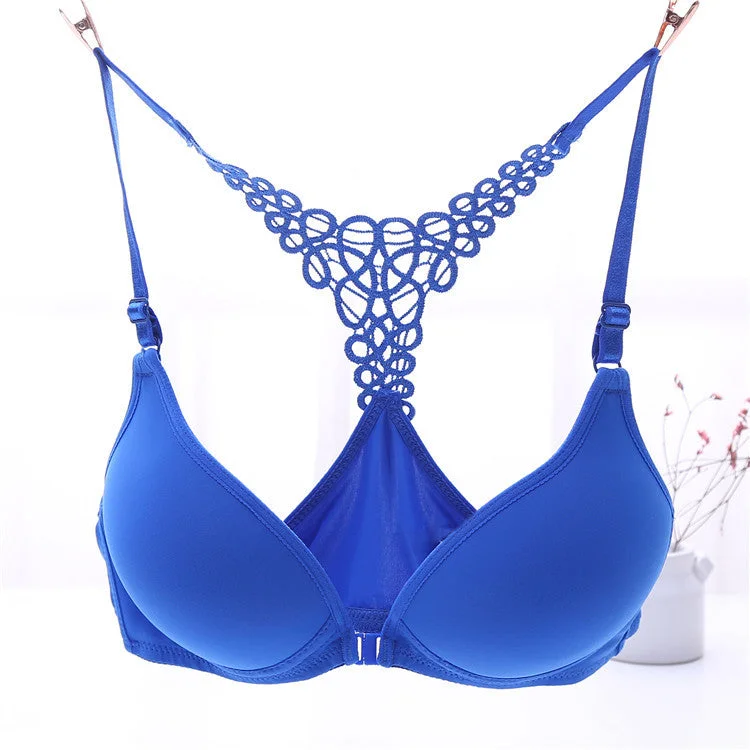 Bra with a foam - lined cup for a more structured shape Push Up Bras Silicone Bust Front Closure Bra with a foam - lined cup for a more structured shape Push Up Bras Silicone Bust Front Closure